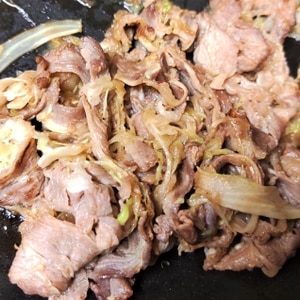 豚肉と千切りキャベツの焼肉のたれ炒め☆